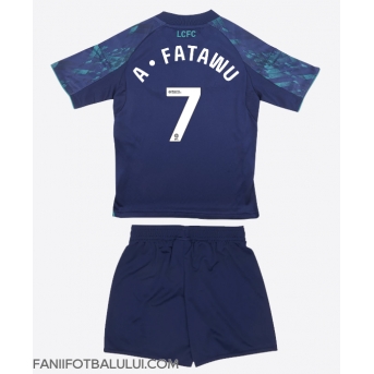 Leicester City Issahaku Fatawu #7 Echipament de Fotbal Replică 2025-26 Copii Deplasare (+ Șorturi)